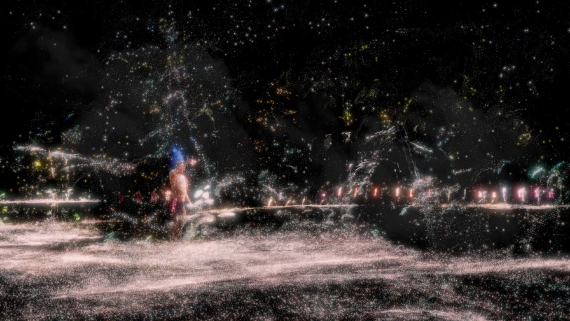 Xingu Ensemble · ambiente digital em nuvem de pontos.