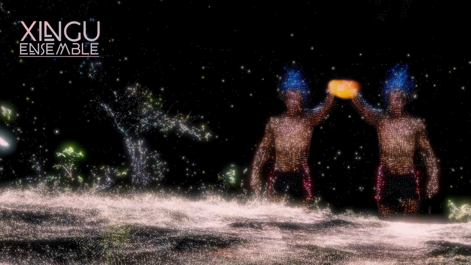 Xingu Ensemble · imagem da obra em realidade virtual.